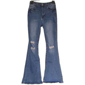Wax Jean High Waisted Flare Jeans 7/28